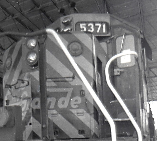 Rio Grande Engine 5371  Up Close - Union Station, Ogden, Utah USA