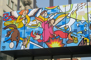 The Fall Of The Rebel Angels mural by FARMPROD