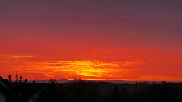 Sunrise above Heilbronn