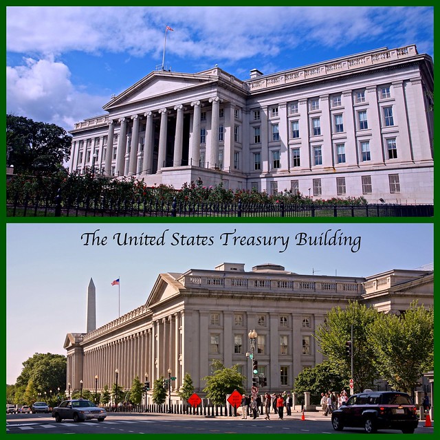 The U.S. Treasuary Building