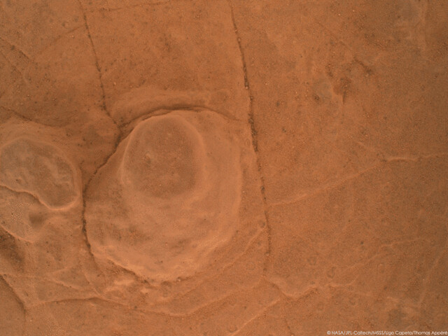 An erosion resistant concretion in 3D - sol 2974