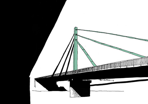 Rhine Bridges, Karlsruhe. September 2020