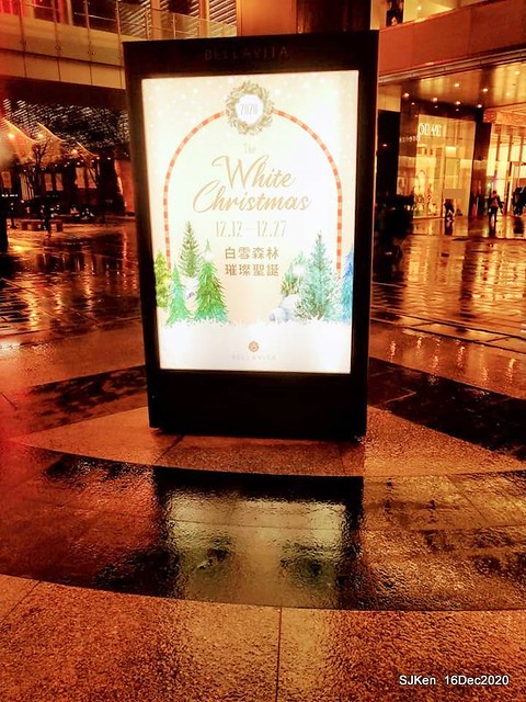 Christmas decoration of Bellavita Department store, Taipei, Taiwan, Dec 16, 2020,SJKen.