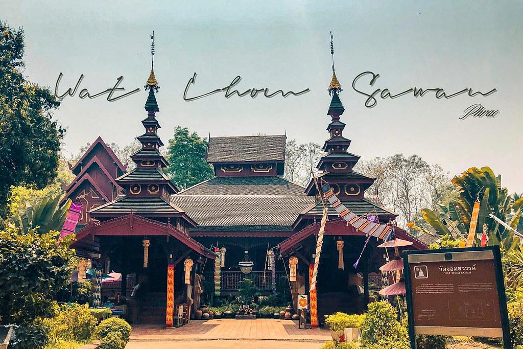 帕府。緬甸式建築國寶佛寺「วัดจอมสวรรค์ Wat Chom Sawan」