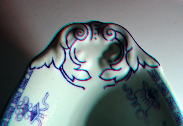 Potiche blauw Petrus Regout Maastricht Porcelain 3D