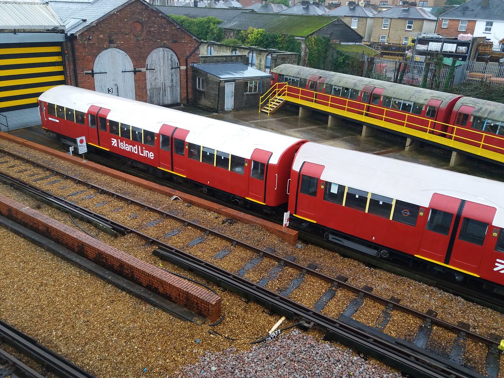 Unit 007 (class 483 - 1938 stock) has been overhauled but only lasted about 1 week in service before breaking down. The line closes in January and re-opens at the end of March and it is thought the new trains will enter service from then