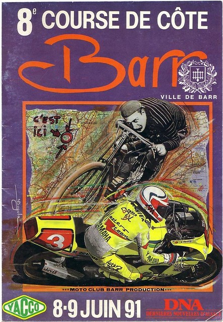 8ème Course de côte Moto de Barr 1991