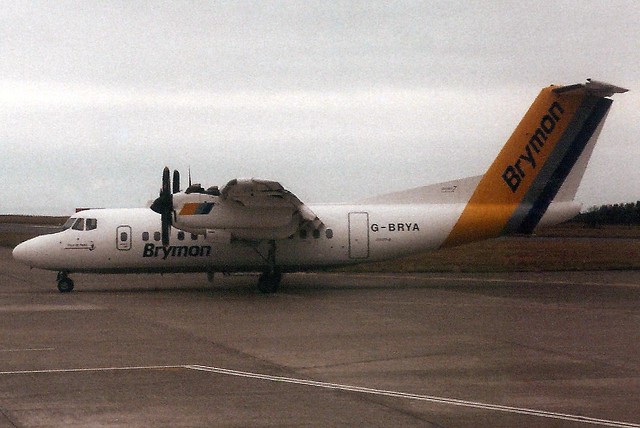 G-BRYA DHC7 62 JER 10-Jun-94