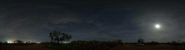Moon Lighting In Port Hedland