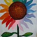 rainbow sunflower