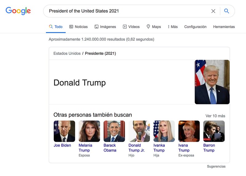Google's prediction.