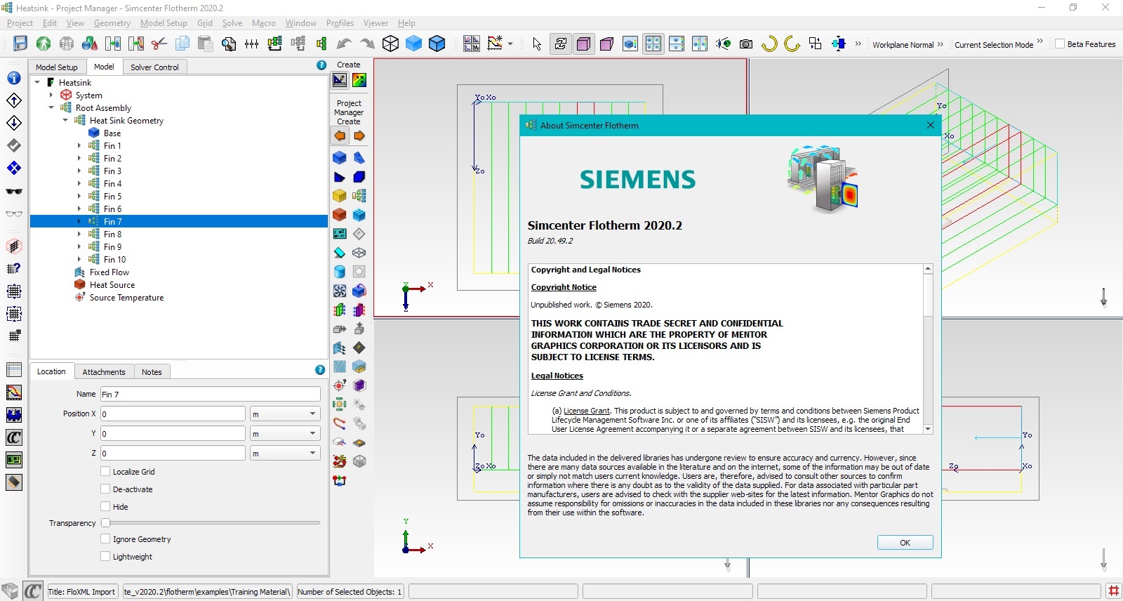 Working with Siemens Simcenter FloTHERM 2020.2 full