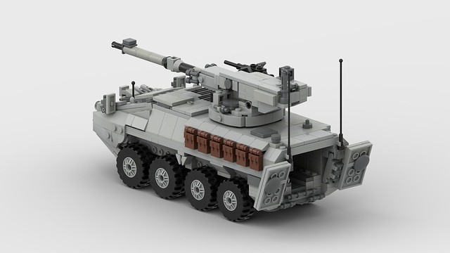 LEGO M1128 Stryker MGS | Mobile Gun System | 1:34 Scale | General Dynamics Land Systems