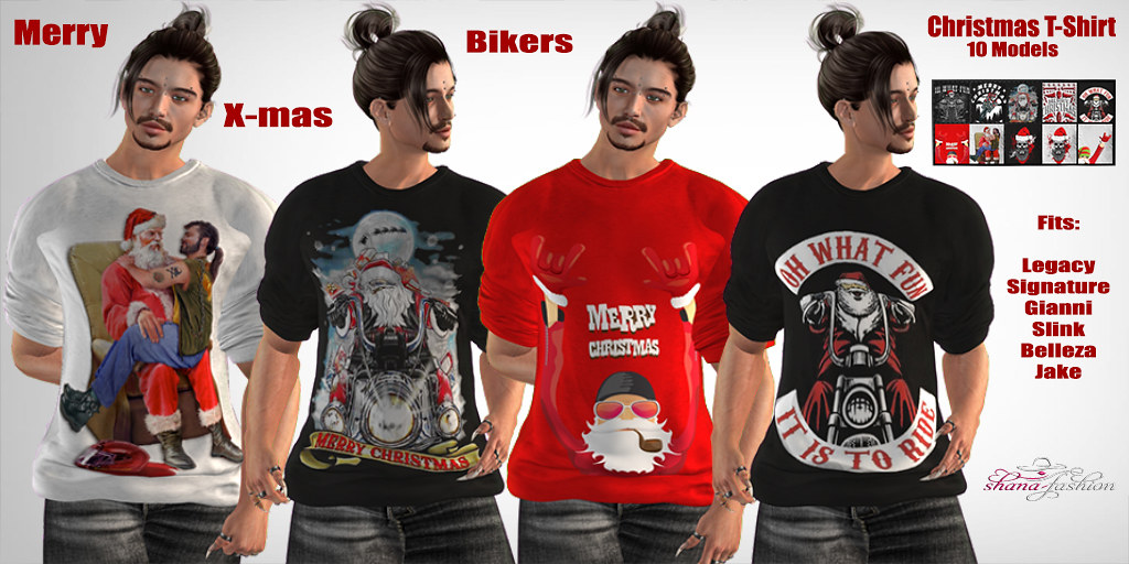 Merry Christmas Bikers T-shirt