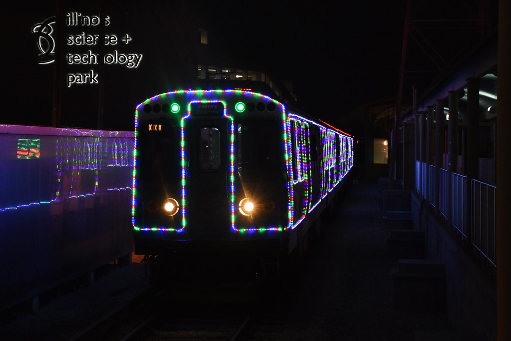 Nighttime Holiday Train