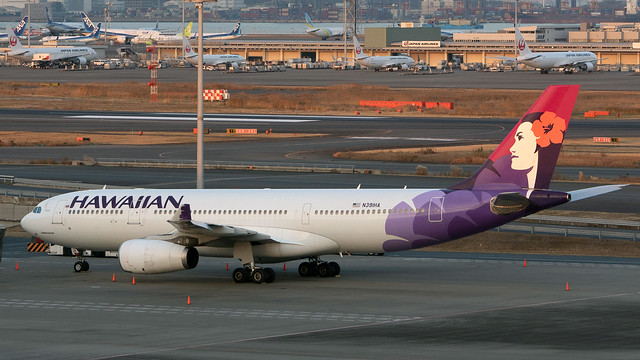 Airbus A330-243, N391HA, Hawaiian Airlines