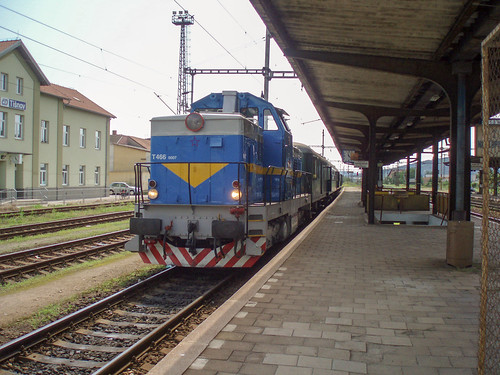 t4660007 tisnov museum diesel loco lok train vlak 2009 735007 czechrailway