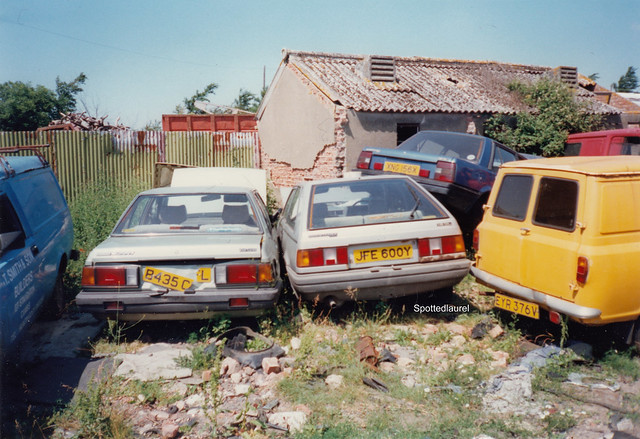 Nissans Sunny and Stanza x2, Alconbury (1996)