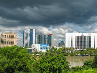 Kuching across the river | by palbion
