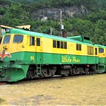WP&YR No. 91 White Pass and Yukon Route General Electric GEX3341 Diesel-Electric Locomotive