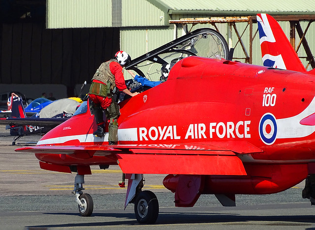 XX311 British Aerospace Hawk T.1A of the Royal Air Force Aerobatic Team The Red Arrows