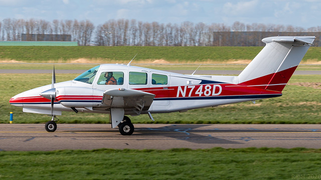 N748D - Beechcraft 76 Duchess - EHLE - 20200304