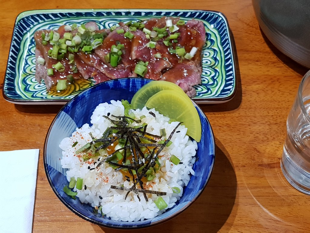 日式生牛肉 Beef Tataki rm$16,  Koro Koro Rice rm$4.90 @ Koro Koro Cafe SS18