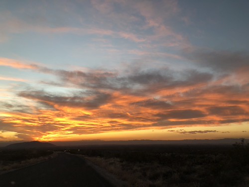 Brilliant sunset, Dripping Springs Road near Las Cruces, New Mexico by Paul McClure DC, newmexico dec2020 lascruces doñaanacounty sunset sky cloud scenery