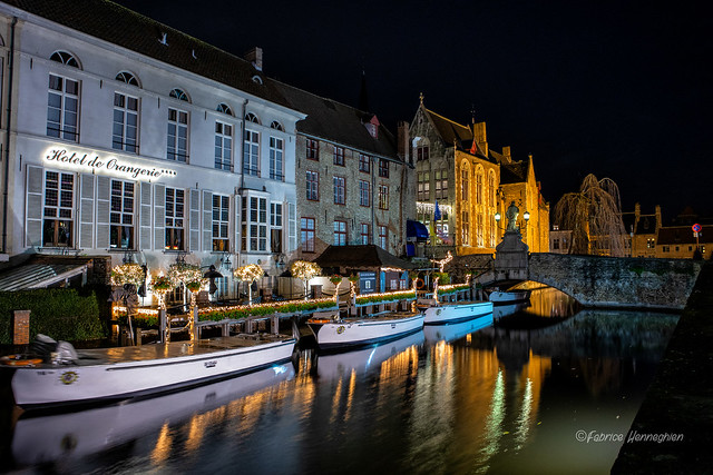 Bruges by night , 2020