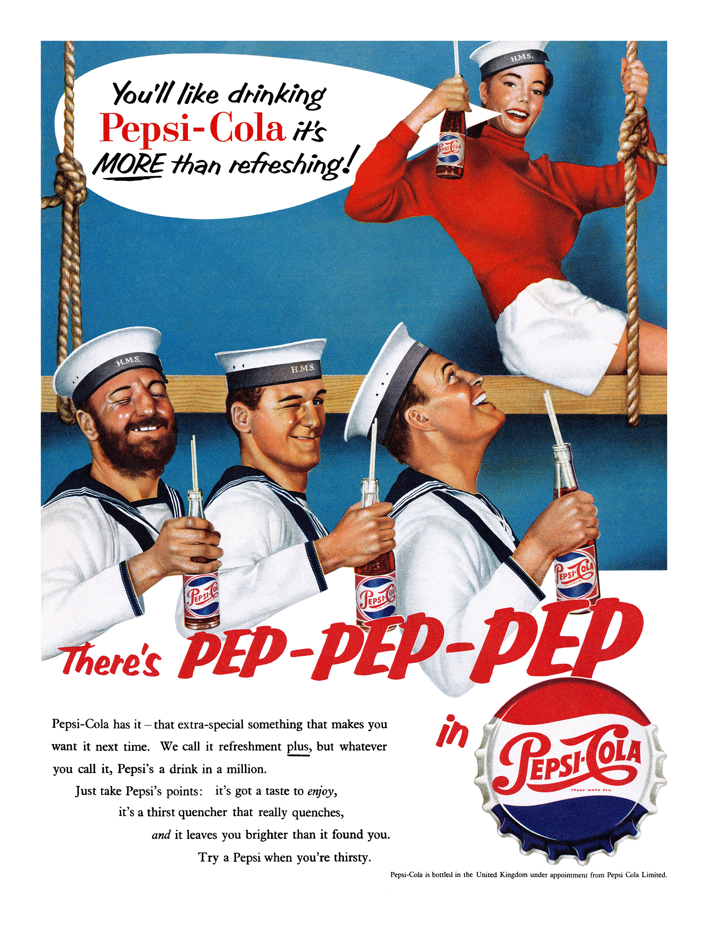 Pepsi-Cola - United Kingdom - 1956