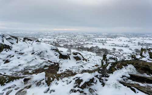 mowcop snow cheshire winter december 2020