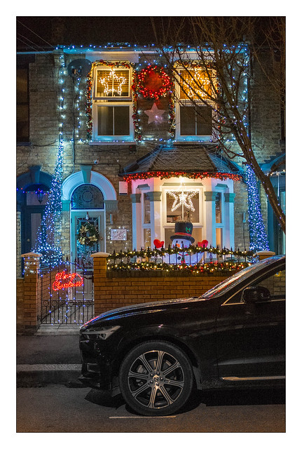Christmas in Leyton, East London, England.