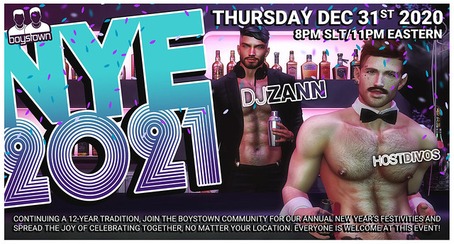 New Years Eve 2021 - Boystown