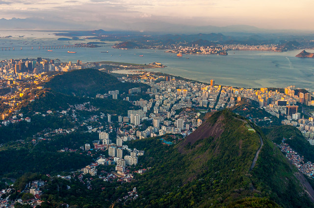 Twilight of Rio de Janeiro - View from Corcovado, Brazil