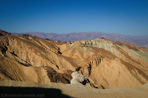 Looking west near the wind break above 20 Mule Team, Death Valley National Park, California