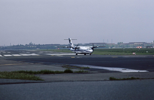 Berlin Flughafen Tempelhof 14.5.1992 RFG ATR-42
