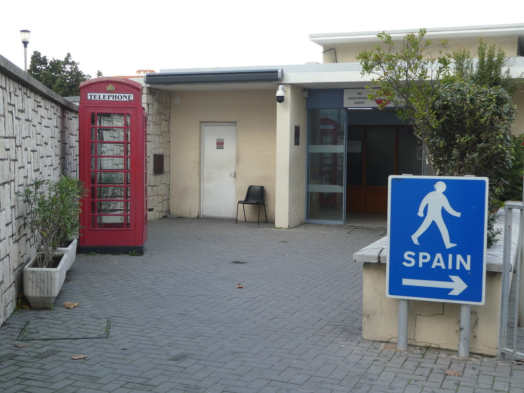 Gibraltar - Spain pedestrian border crossing