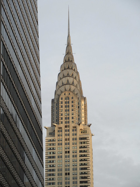 2020 Chrysler Building Next to Newer Building 5059
