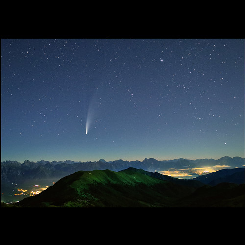 neowise cometa landscape grappa monte stelle comet veneto 2020 july emotions astronomy