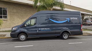 Electric Amazon Van