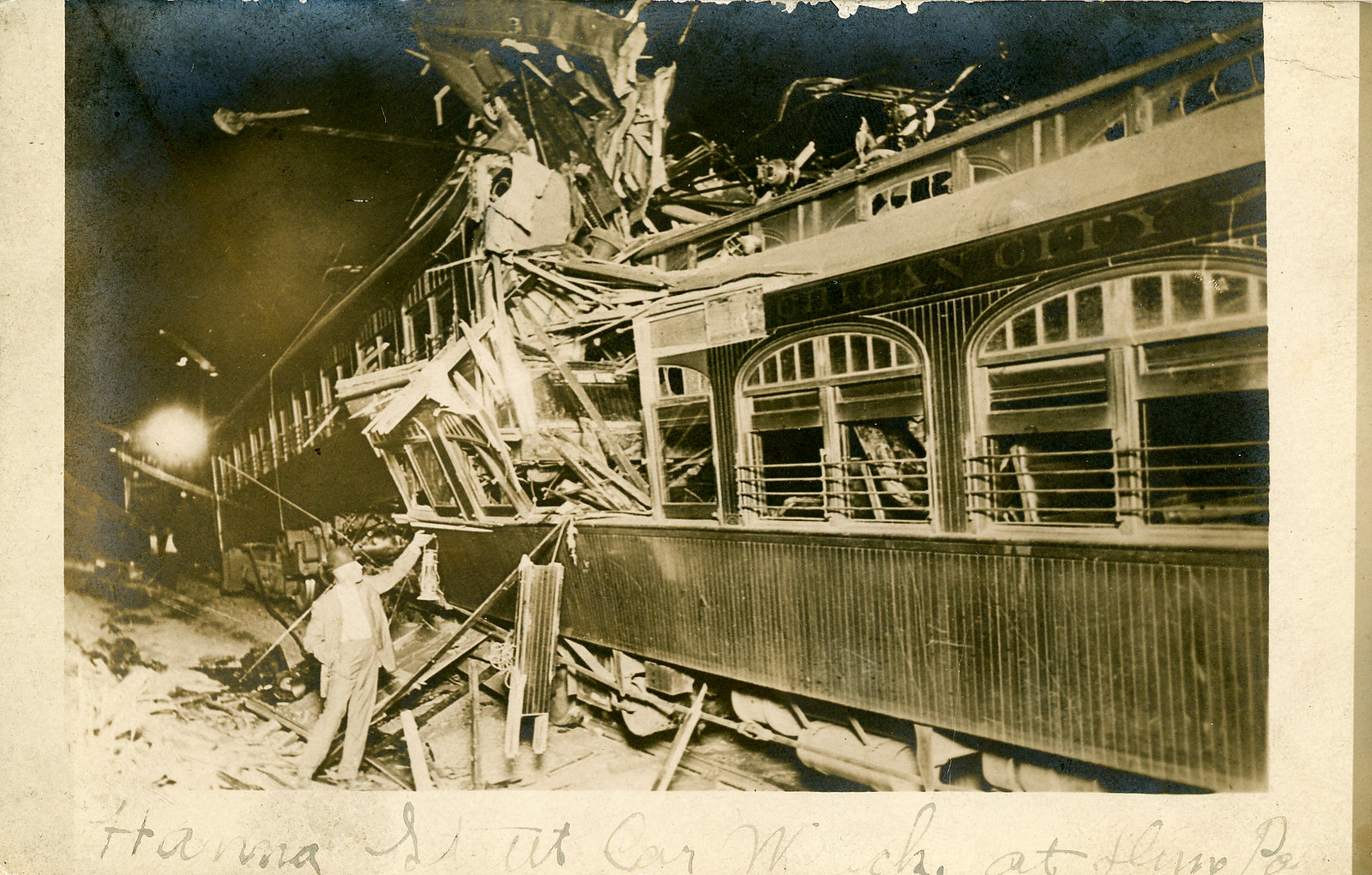 Chicago, Lake Shore & South Bend Railway Wreck, June 19, 1909 - Porter, Indiana