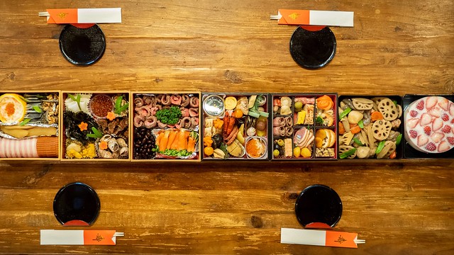 “Osechi” Japanese traditional new year’s dishes