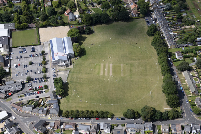 Ely aerial image - City of Ely Cricket Club