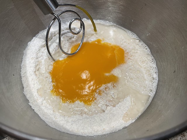 Mixing Mango puree (and Vitamin C)