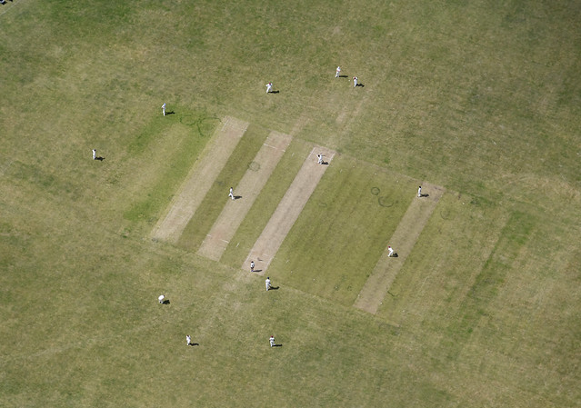 Ely aerial image - City of Ely Cricket Club