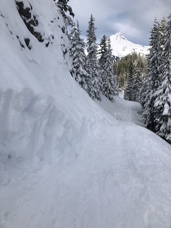 Snowshoeing Bennett Pass Road