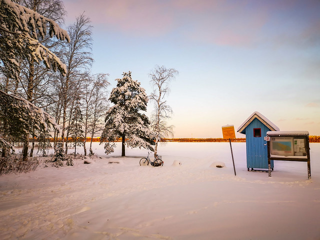 Lakeside in the Winter, Pyykösjärvi