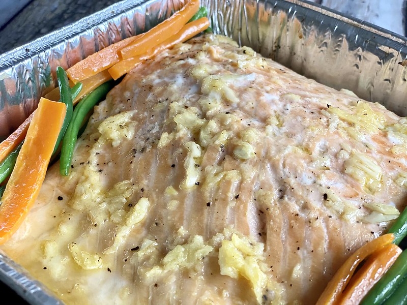 Baked Salmon in Lemon Butter Sauce