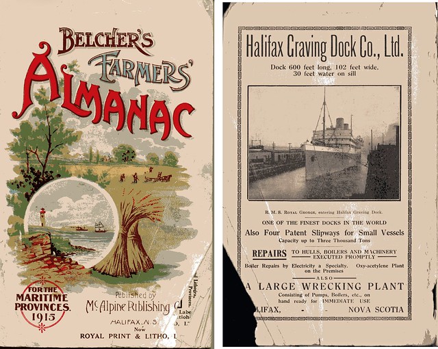 1915 Almanac + RMS 'Royal George' CN/Cunard steamship