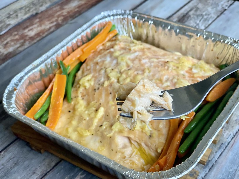 Baked Salmon in Lemon Butter Sauce